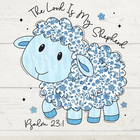 The Lord Is My Shepherd Ladies Tee - Picture 2 of 4